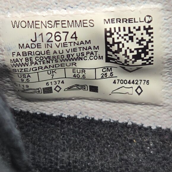 Merrell Vapor Glove 3 Womens 9.5 Shoes Barefoot Minimalist Black Vibram J12674 - Picture 9 of 9